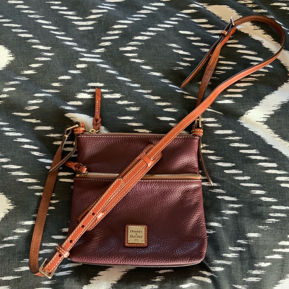 Dooney & Bourke Bordeaux Pebble Leather Crossbody Bag
